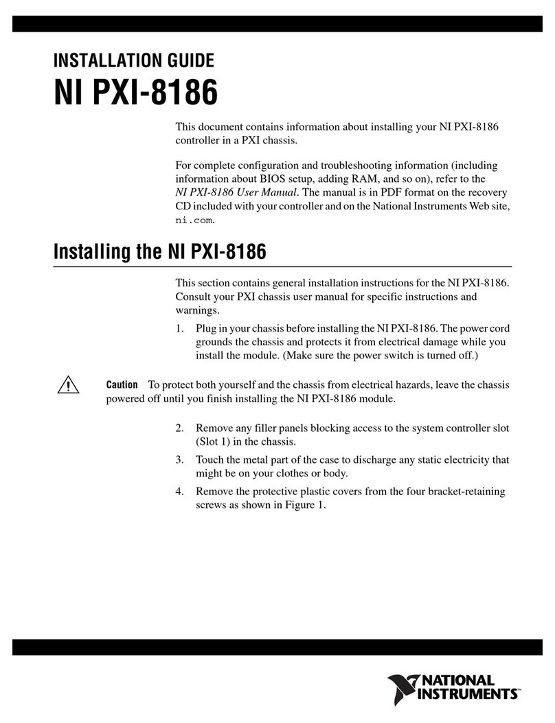 National Instruments PXI-8186 User manual