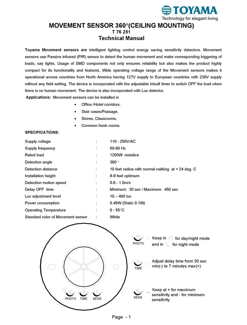 Toyama T 76 251 Technical manual