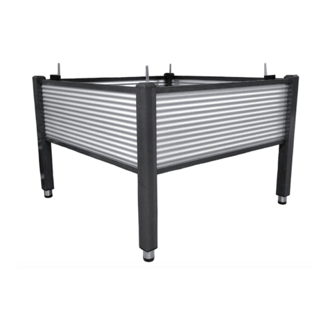 Gardeners Square Galvanized Elevated Raised Bed manual Gardeners Square Galvanized Elevated Raised Bed manual