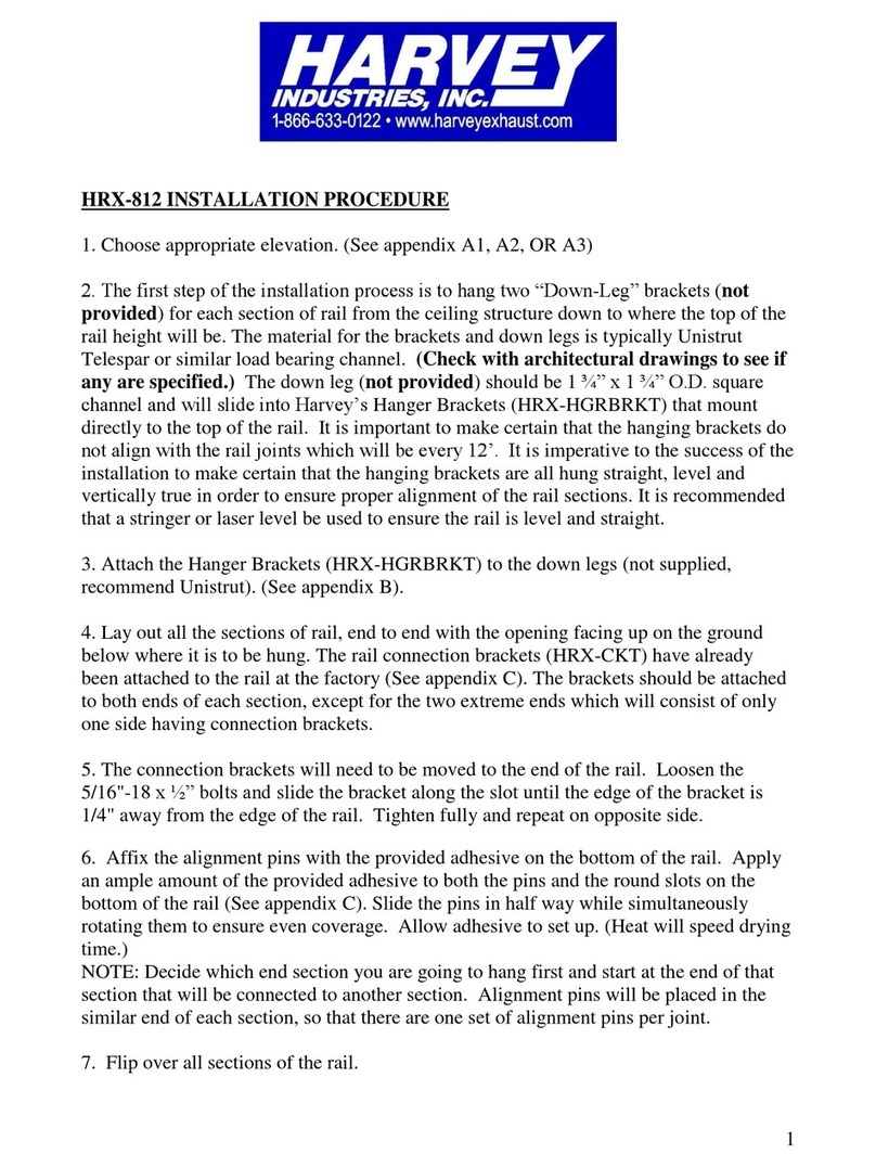 HARVEY HRX-812 Operating and maintenance manual