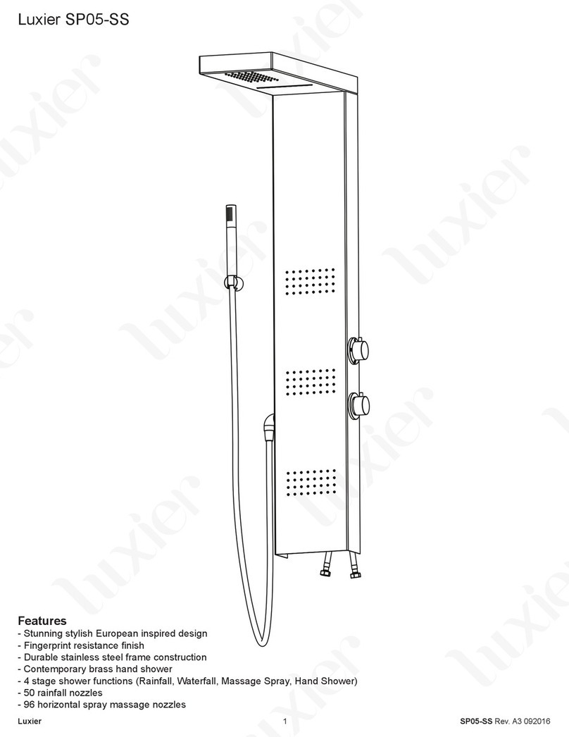 Luxier SP05-SS User manual Luxier SP05-SS User manual