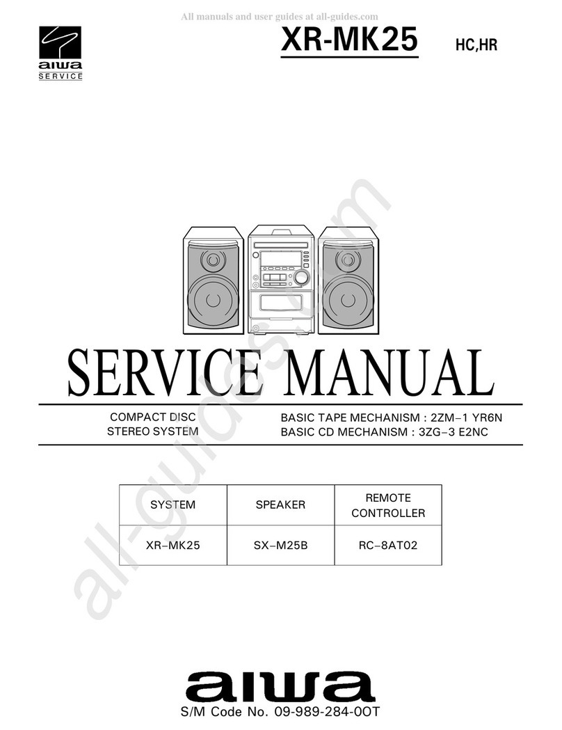Aiwa XR-MK25 User manual