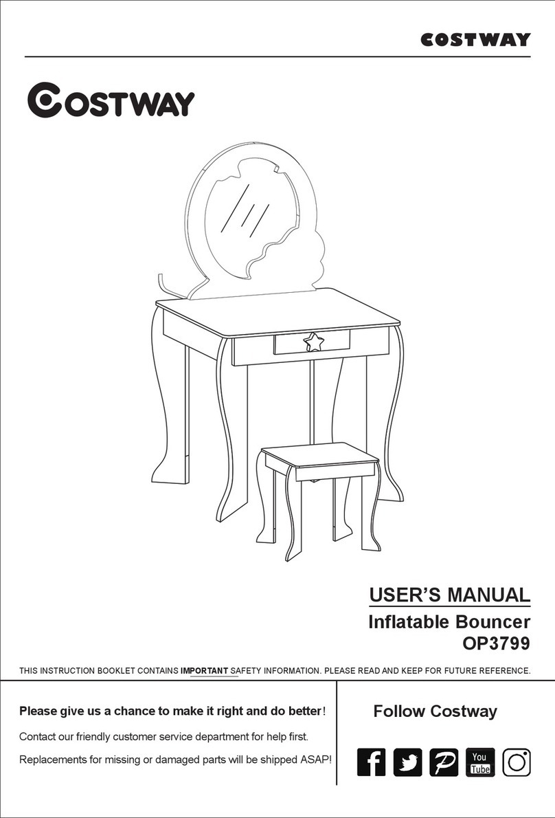 Costway OP3799 user manual Costway OP3799 user manual