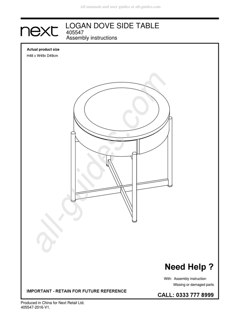 Next LOGAN DOVE 405547 Assembly instructions