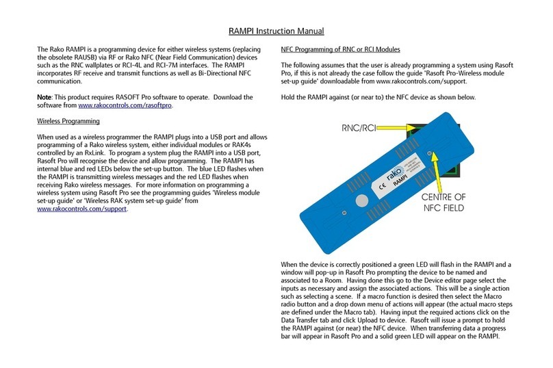 rako RAMPI instruction manual