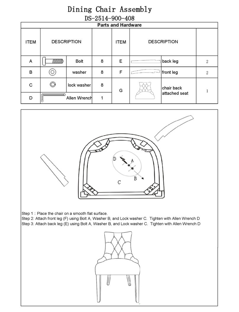 Living Spaces DS-2514-900-408 User manual