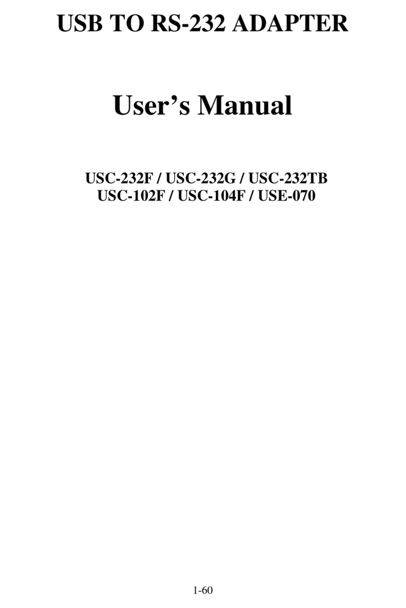 Sunbox USC-232F user manual