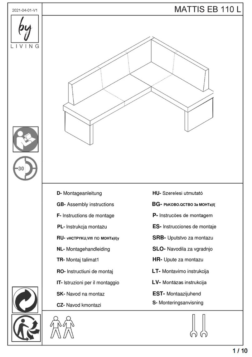 byLIVING MATTIS EB 110 L Assembly instructions