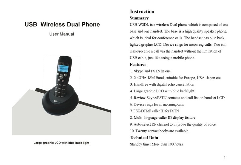 Yealink USB-W2DL user manual