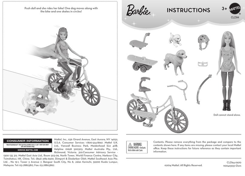 Mattel Barbie CLD94 User manual