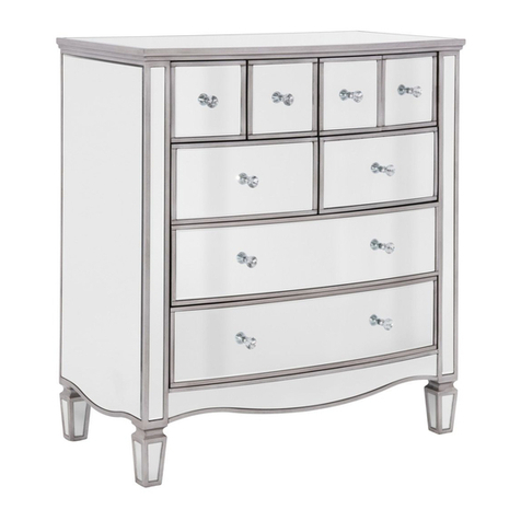 Birlea Elysee Merchant Chest ELYMCMIRV2 User manual