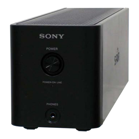 Sony TA-SA100WR - Surround Amplifier For Home Theater... User manual