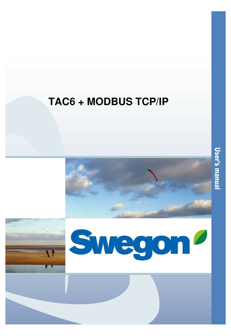 Swegon TACTouch TAC6 user manual