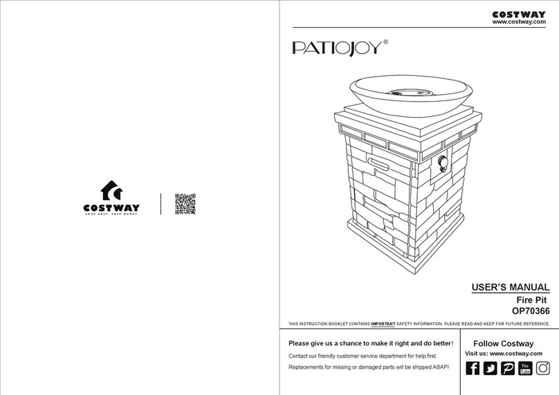 Costway PATIOJOY OP70366 user manual