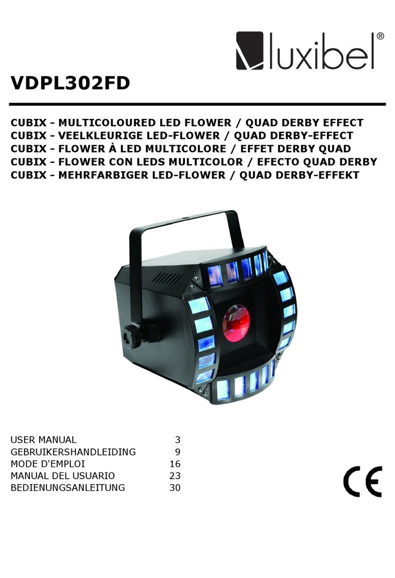 Velleman Luxibel CUBIX VDPL302FD User manual
