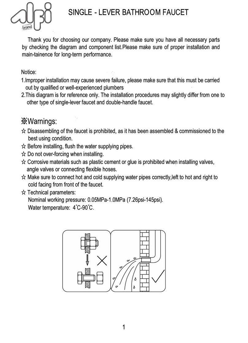 alfi AB3600-PC Install