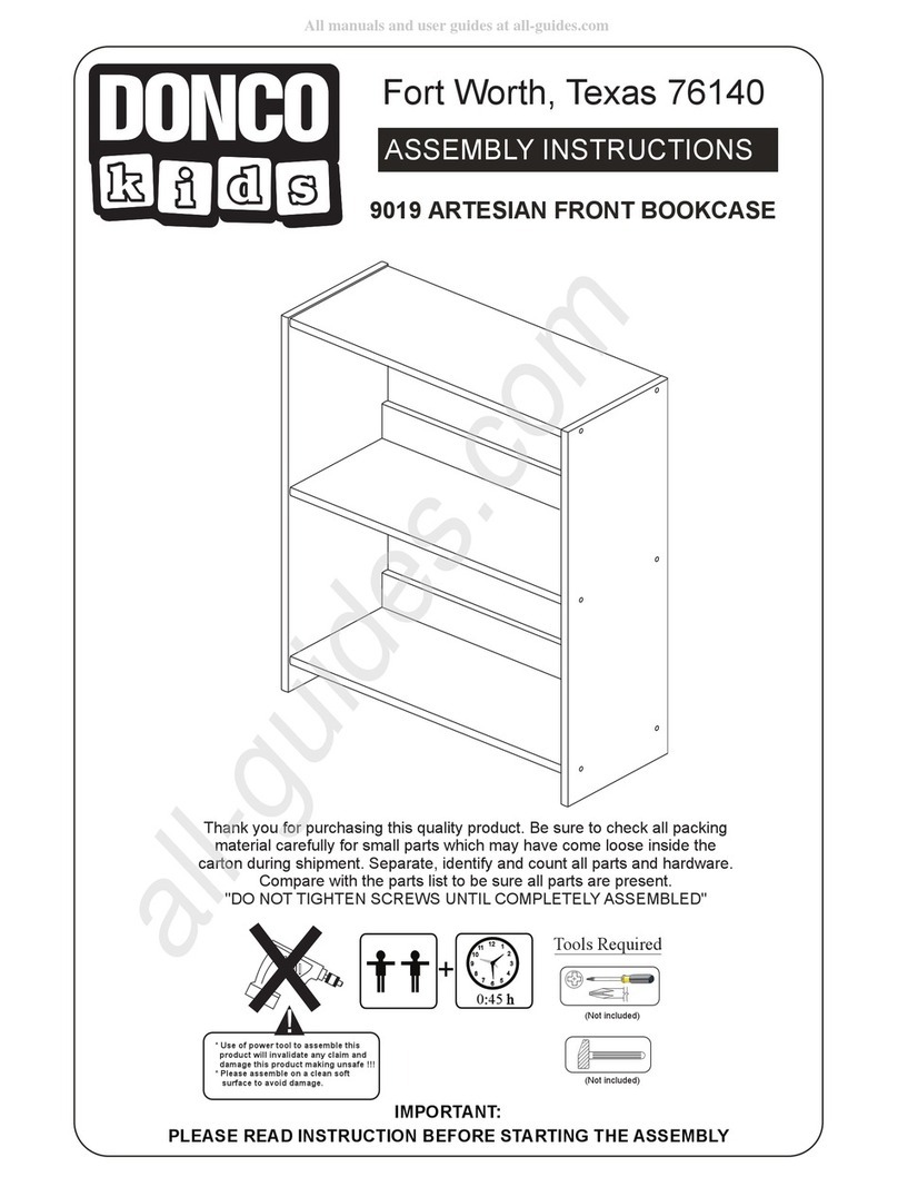 Donco kids ARTESIAN 9019 Assembly instructions