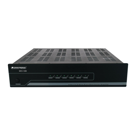 Omnitronic MCS-1250 user manual