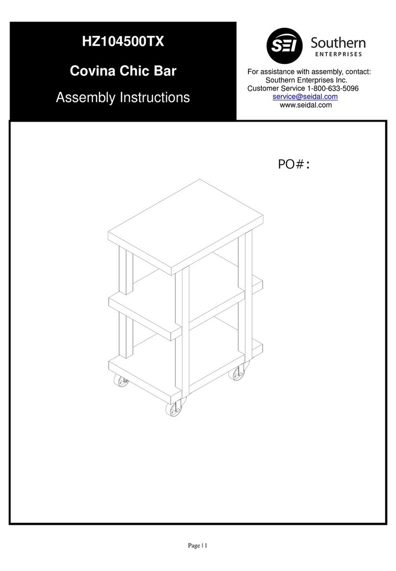 Southern Covina HZ104500TX Assembly instructions Southern Covina HZ104500TX Assembly instructions