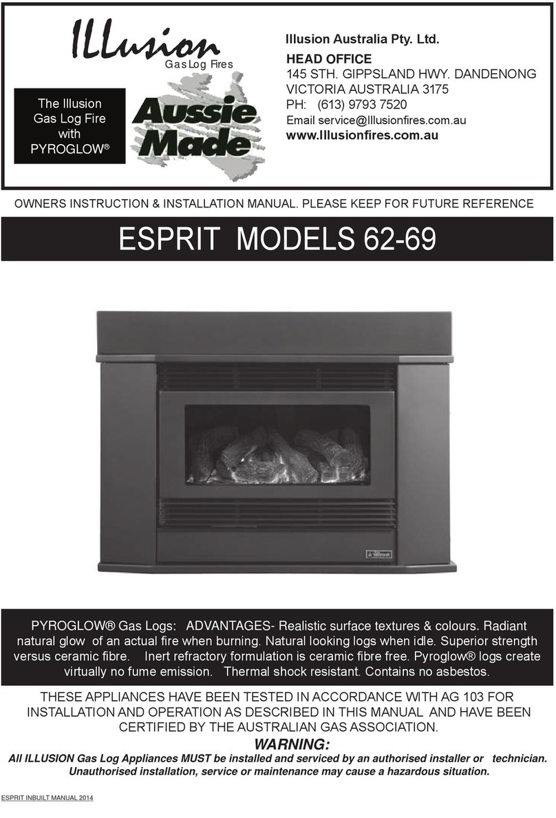 Illusion Esprit 62 Owner's instructions & installation manual