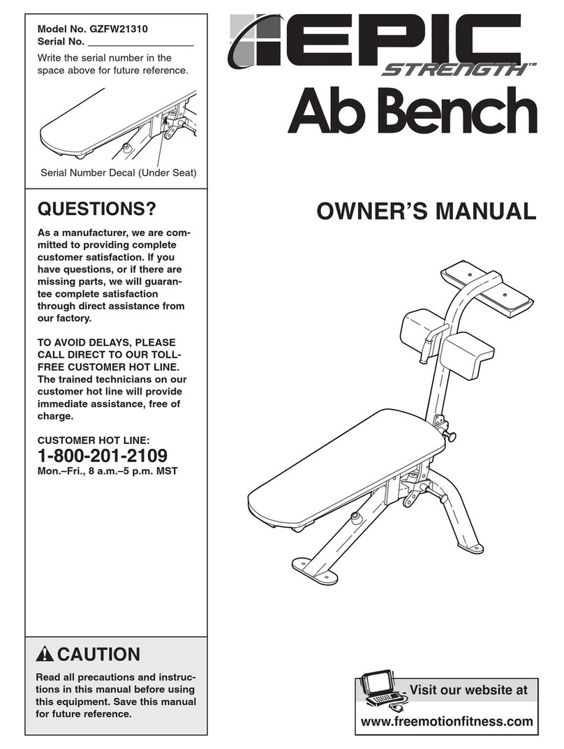 Epic STRENGTH GZFW21310 owner's manual