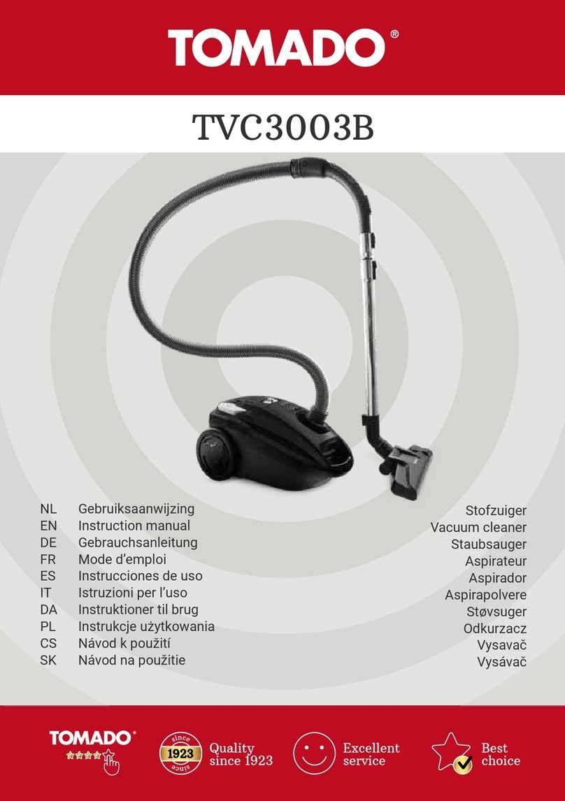 tomado TVC3003B instruction manual