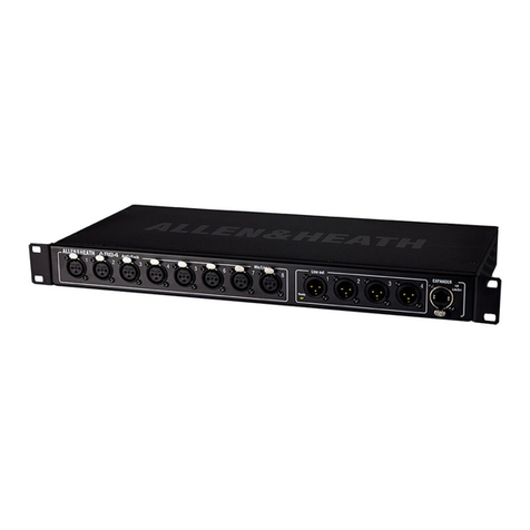 ALLEN & HEATH AR84 User manual