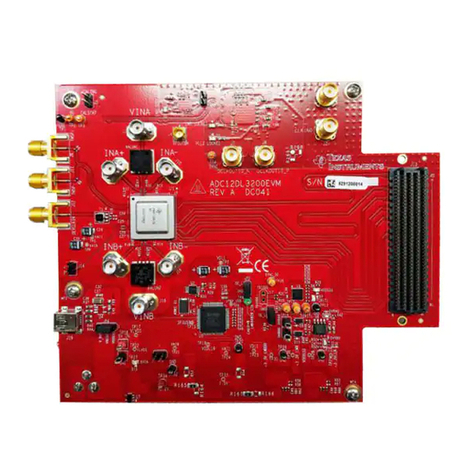 Texas Instruments ADC12DL3200 user guide