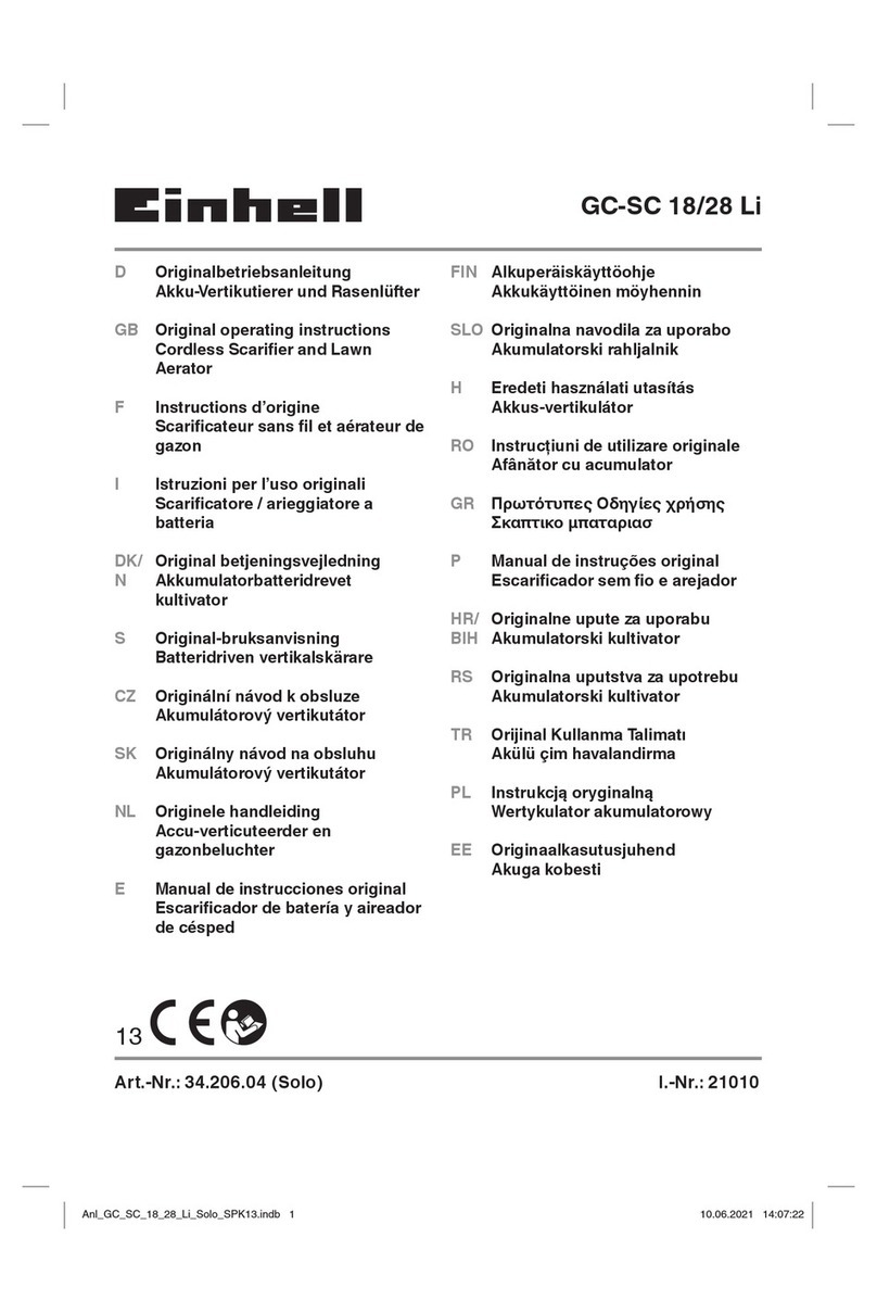 EINHELL GC-SC 18/28 Li Original operating instructions
