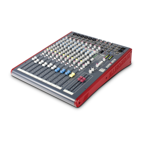 ALLEN & HEATH ZED 12FX User manual
