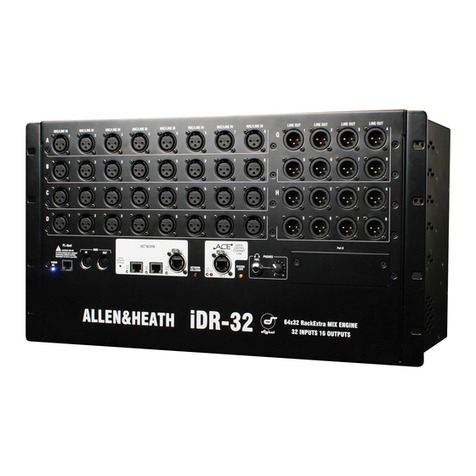 ALLEN & HEATH iDR-32 User manual