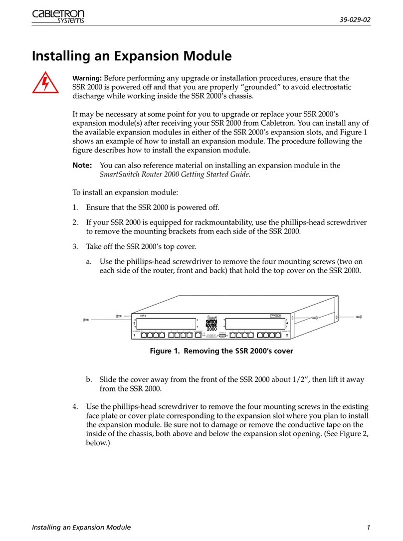 Cabletron Systems SSR 2000 User manual Cabletron Systems SSR 2000 User manual