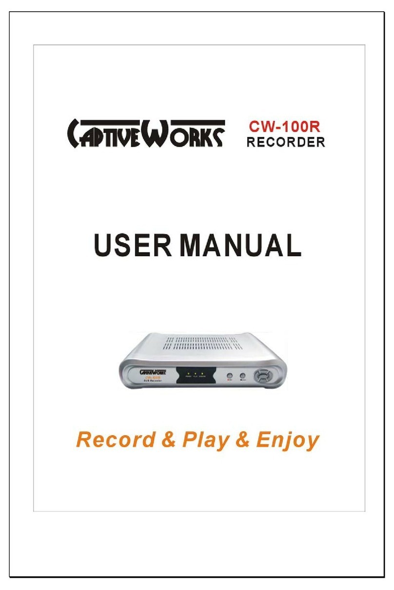 CaptiveWorks CW-100R User manual