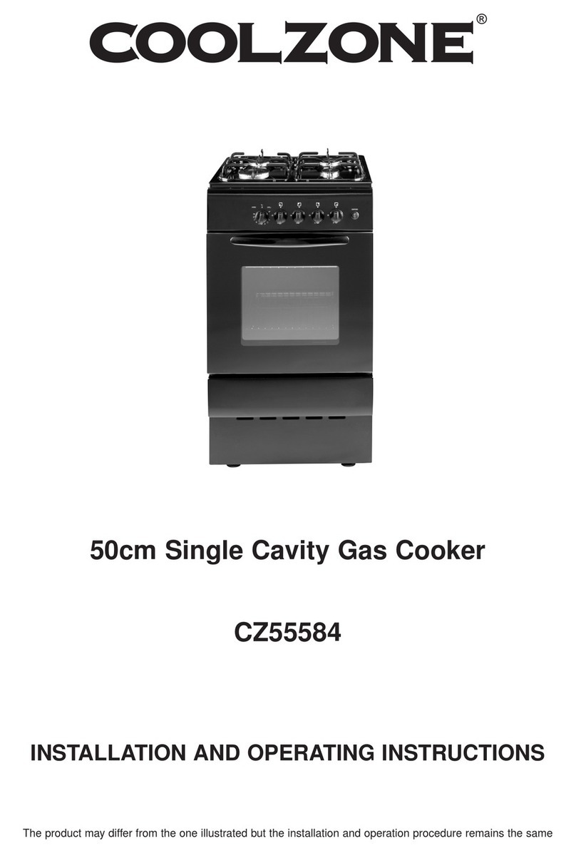 Coolzone CZ55584 Installation and operating instructions