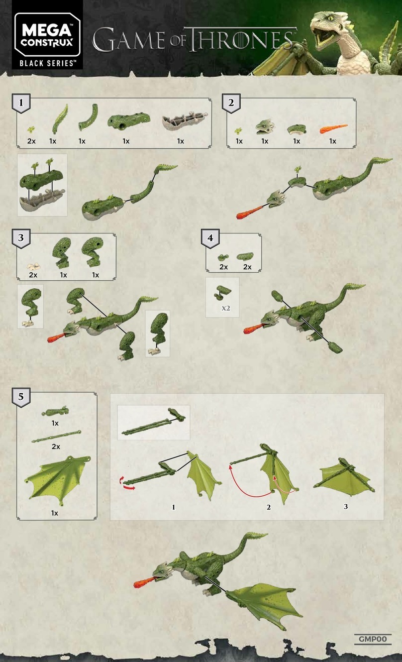 Mega Construx BLACK Series quick start guide