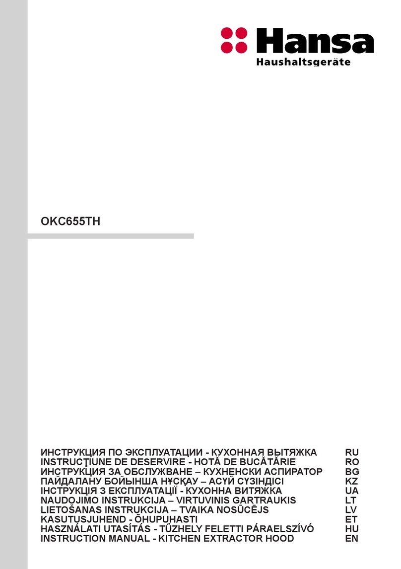 Hansa OKC655TH User manual