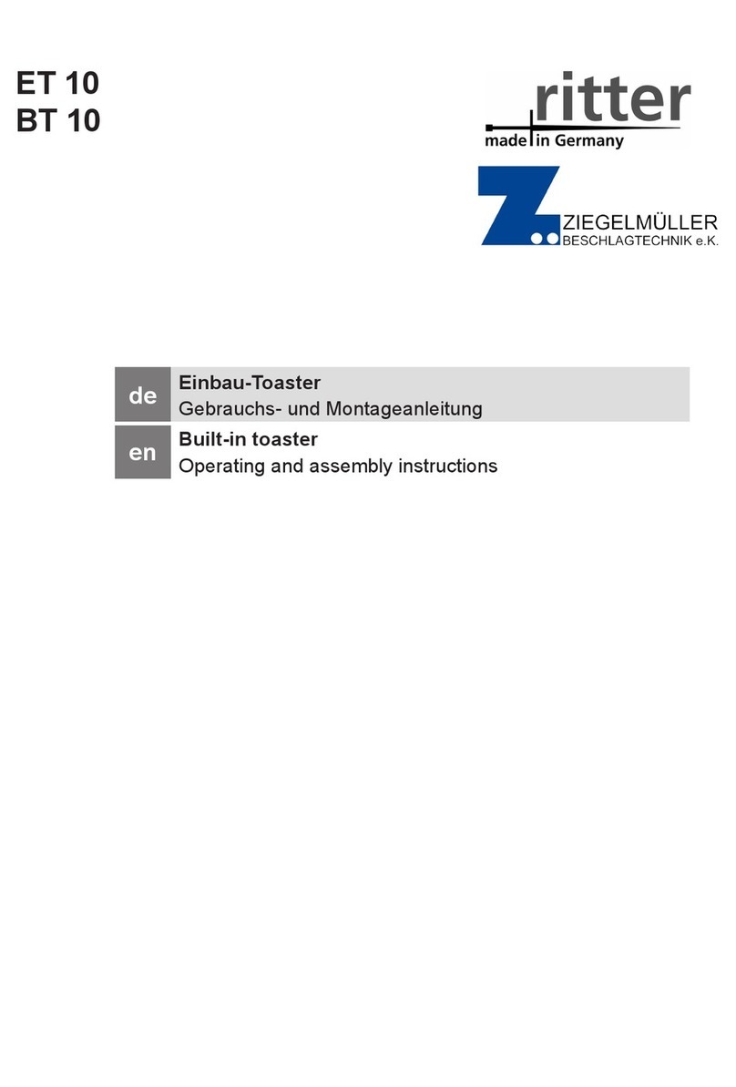 ZIEGELMULLER Ritter ET 10 Operating and assembly instructions
