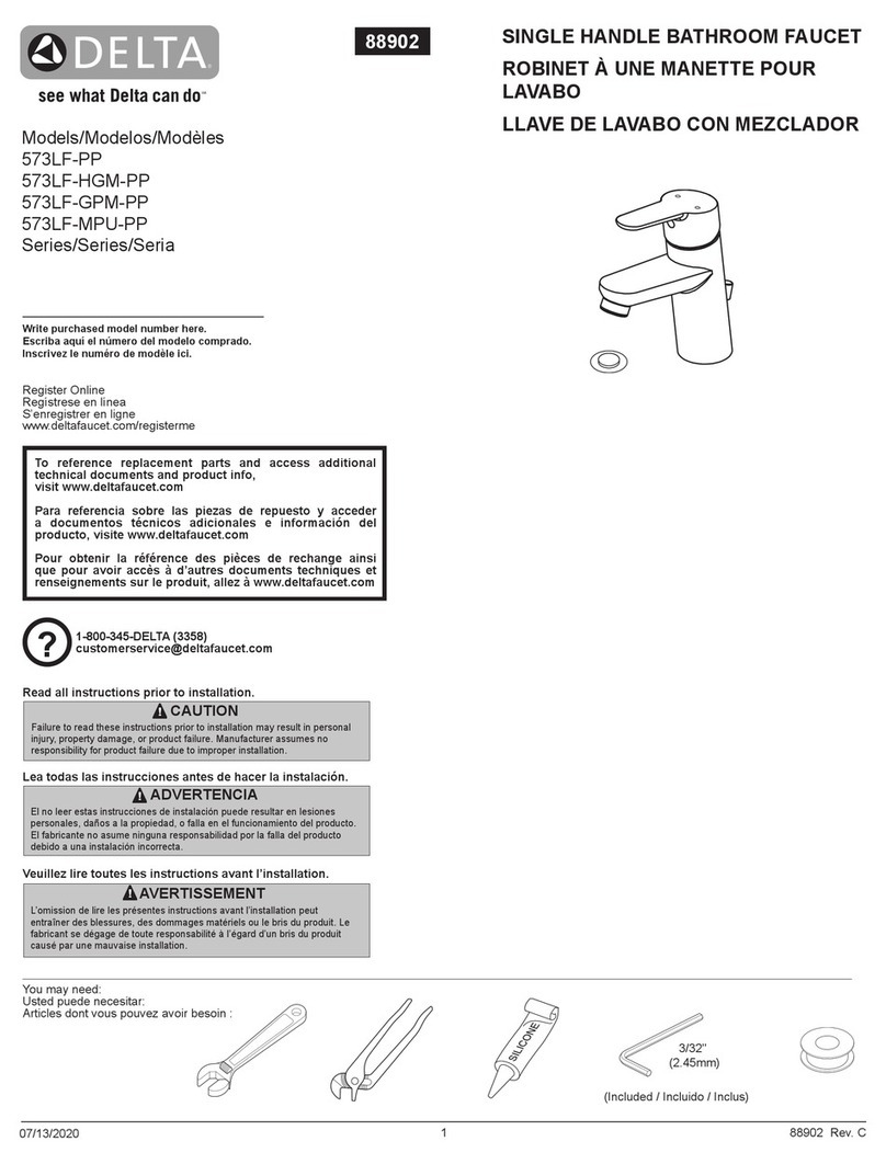 Delta Modern 573LF-PP User manual