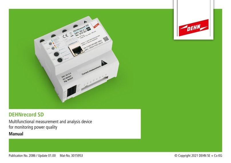 dehn DEHNrecord SD User manual