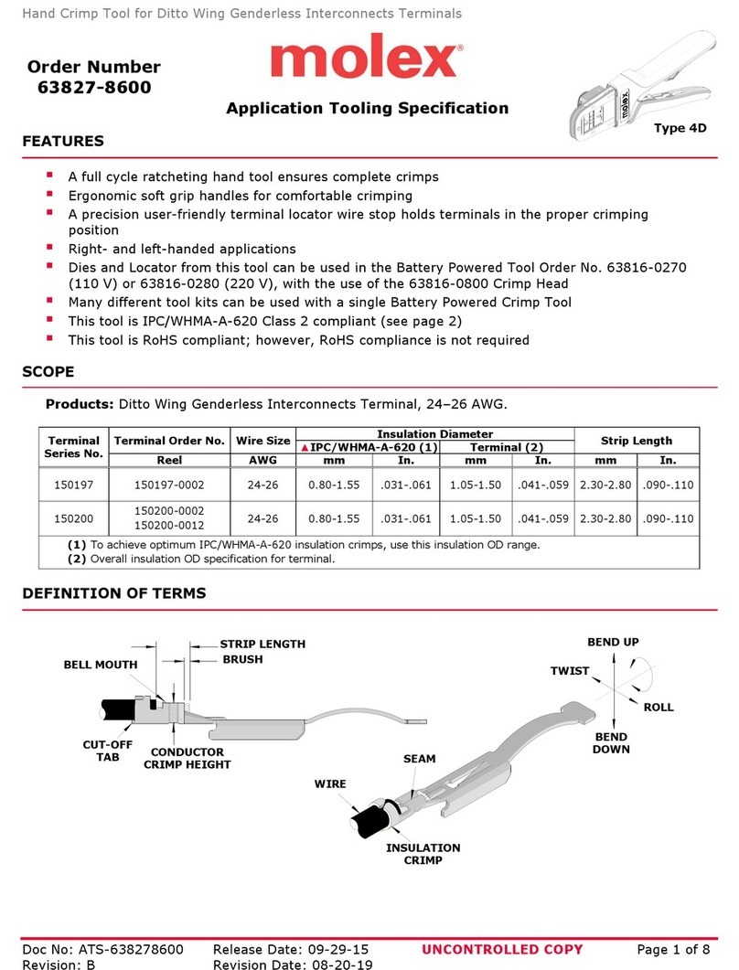 molex 63827-8600 manual