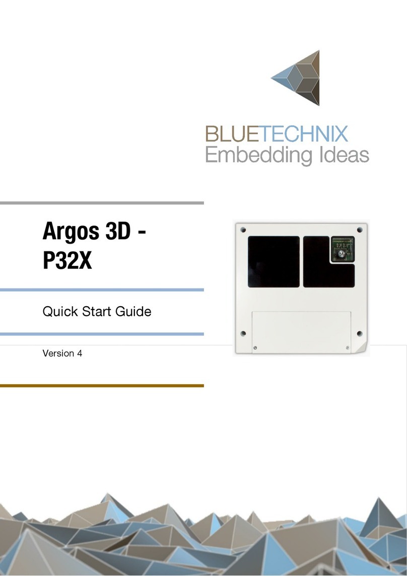 Becom Bluetechnix Argos 3D P32X User manual
