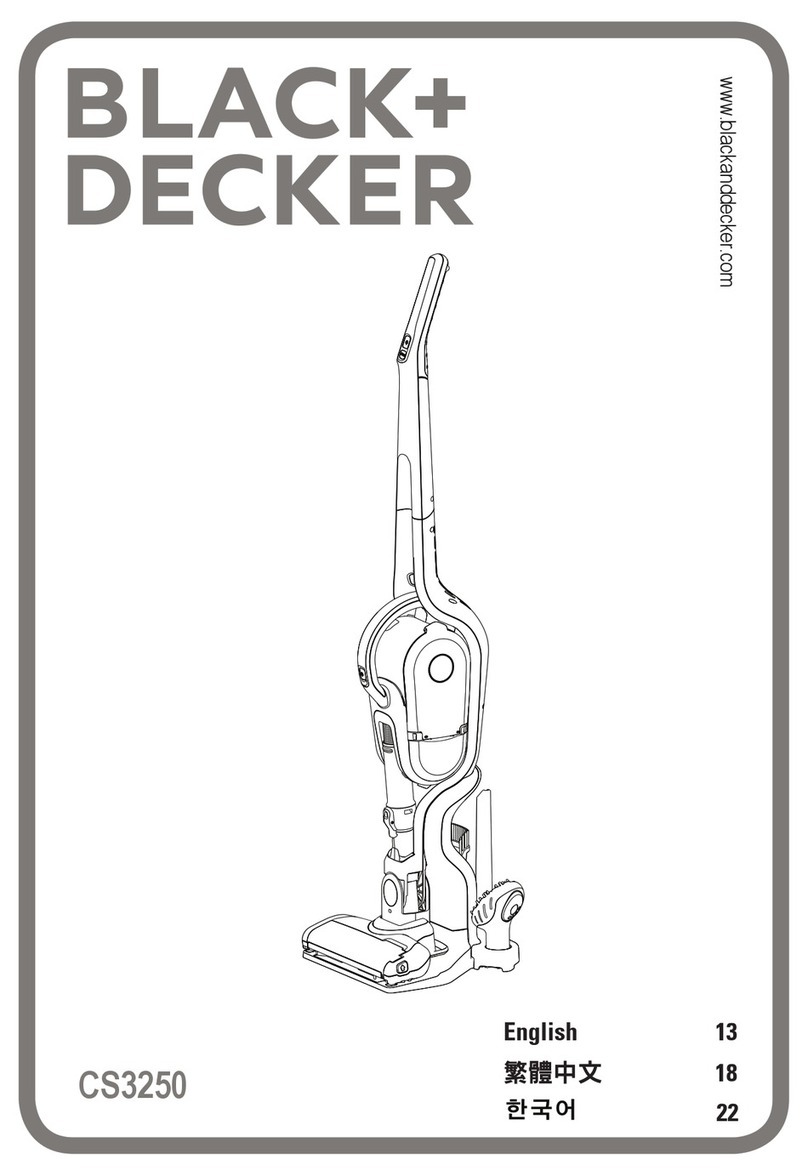 Black & Decker Dustbuster CS3250 User manual