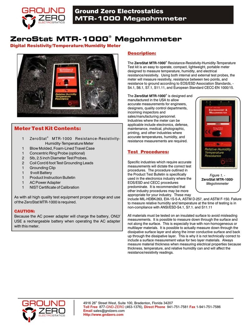 Ground Zero ZeroStat MTR-1000 manual
