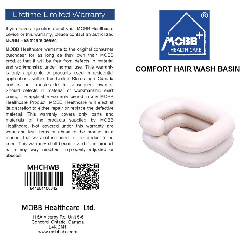 MOBB Health Care MHCHWB user manual