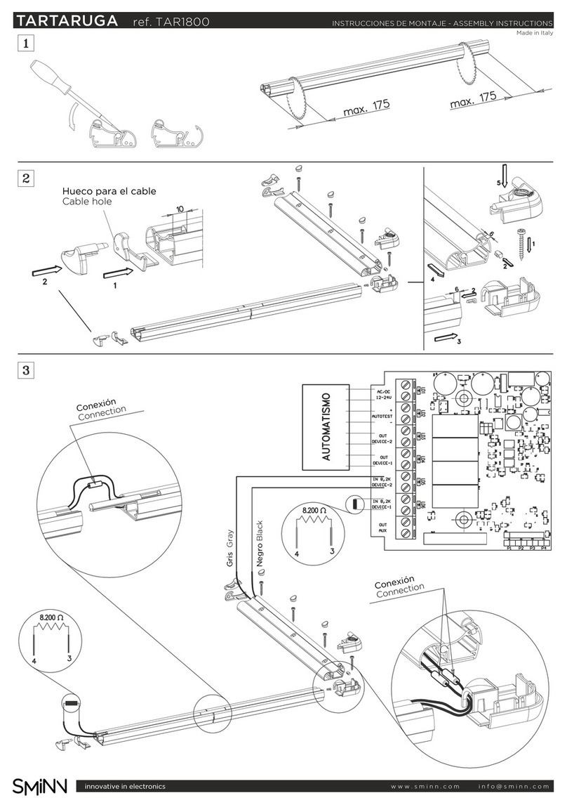 Sminn TARTARUGA User manual