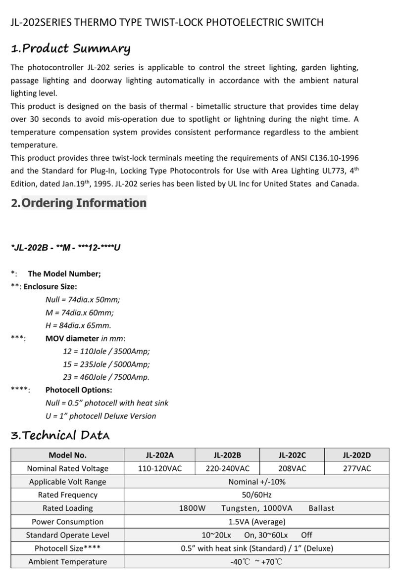 LONG-JOIN JL-202 Series User manual