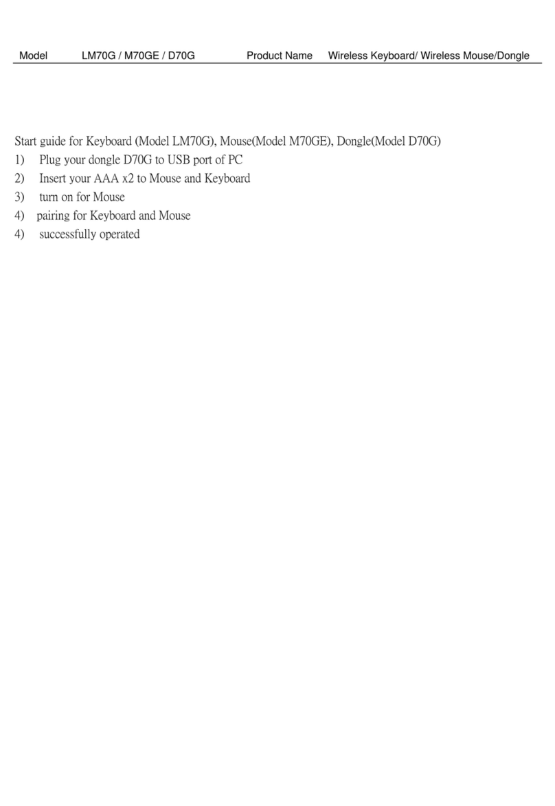 Darfon LM70G User manual