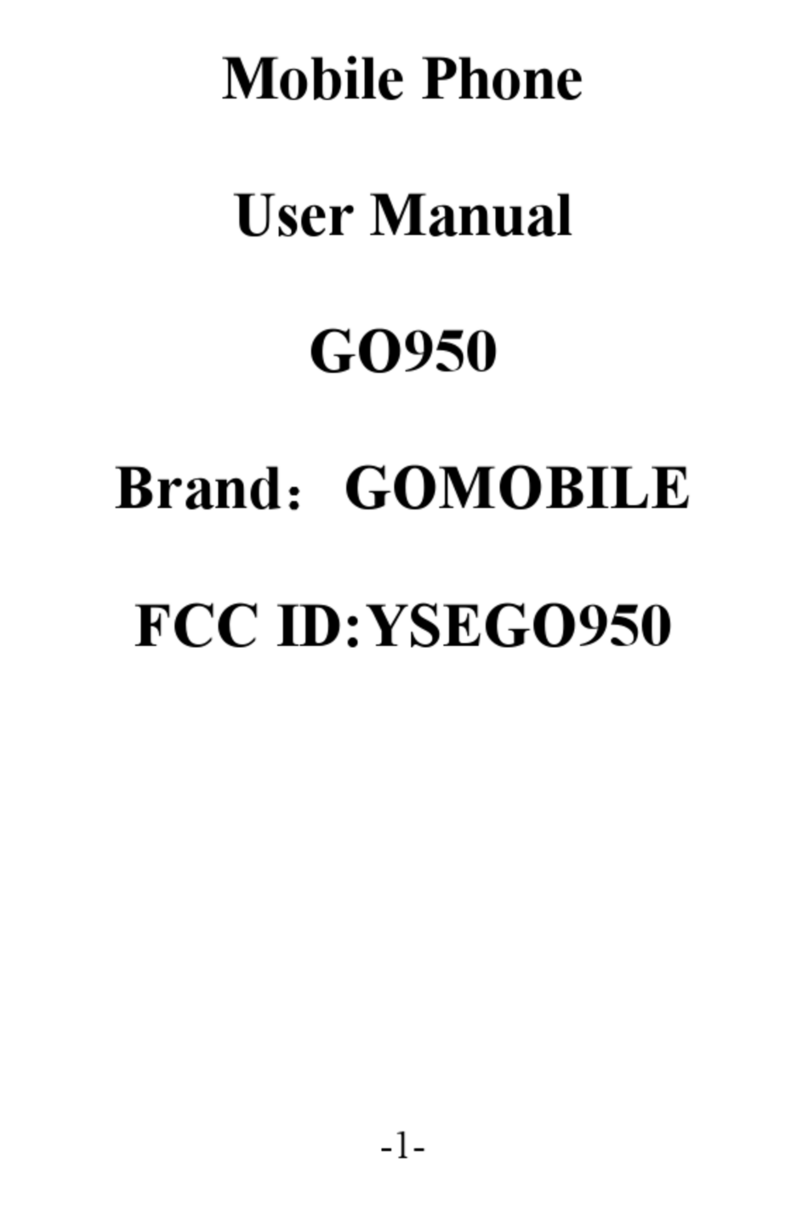 GOMOBILE GO950 User manual
