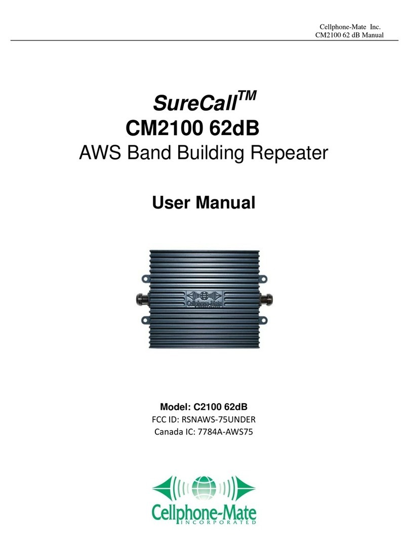 Cellphone-Mate SureCall CM2100 user manual