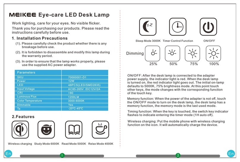 Meikee 70000001-D1 quick start guide
